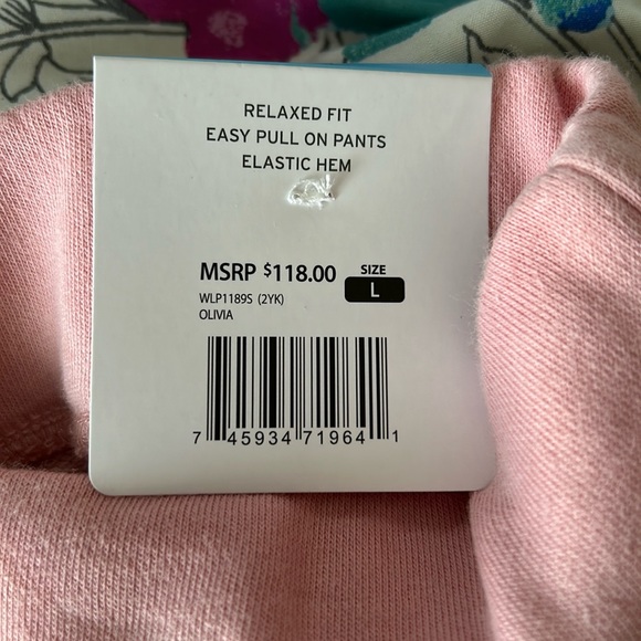 🆕NWT Pink Size Large WildFox Tie-Dye Joggers/Sweatpants - Picture 7 of 7